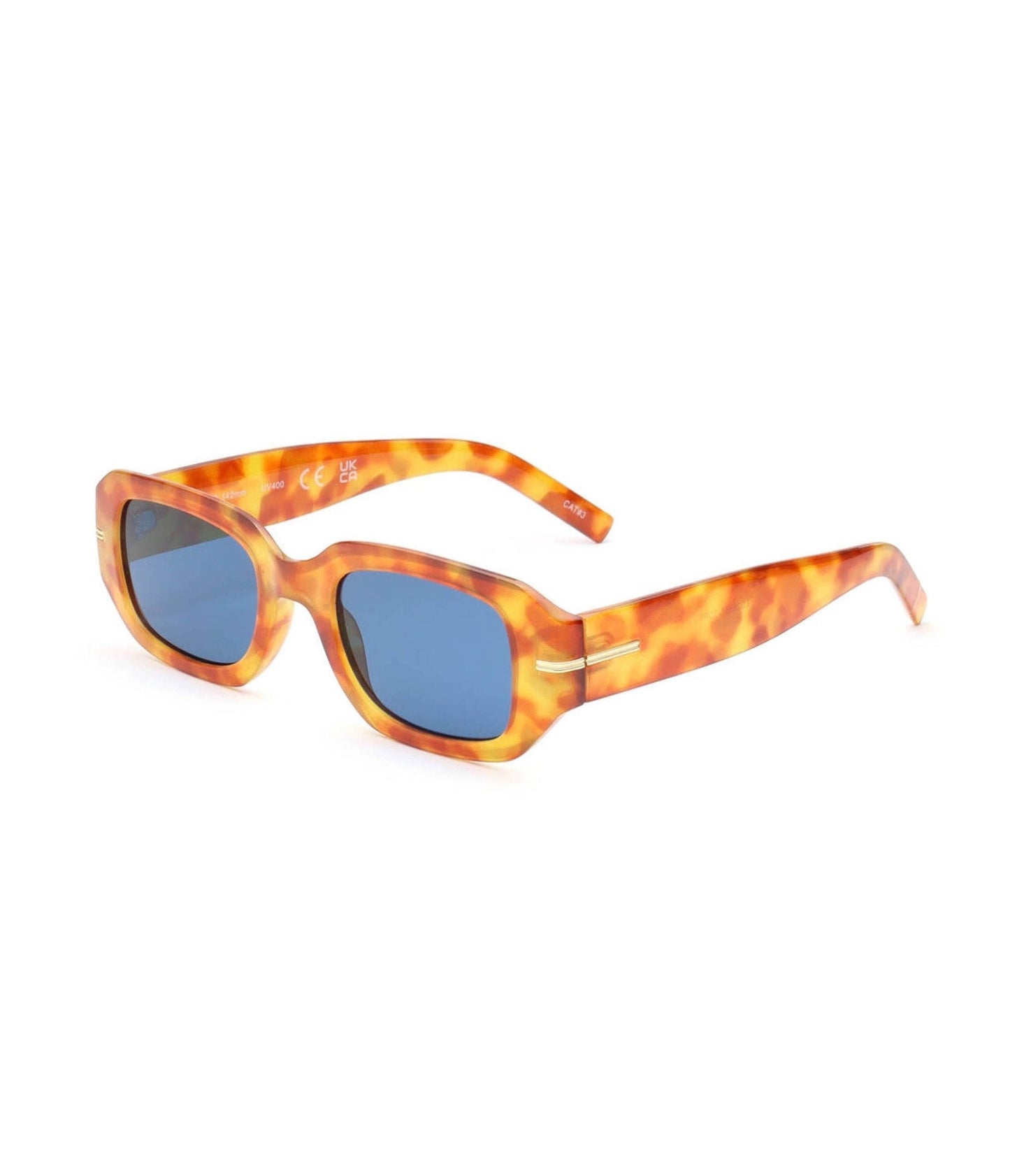 Tortoise Square Tinted Sunglasses