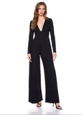 Susana Monaco Very V Long Sleeve Jumpsuit