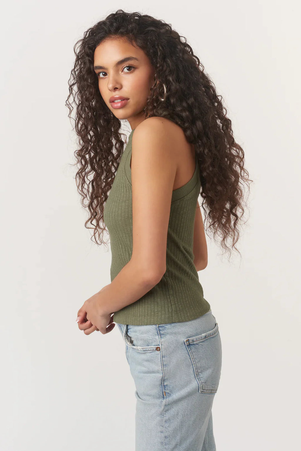 Player Racerback Rib Tank