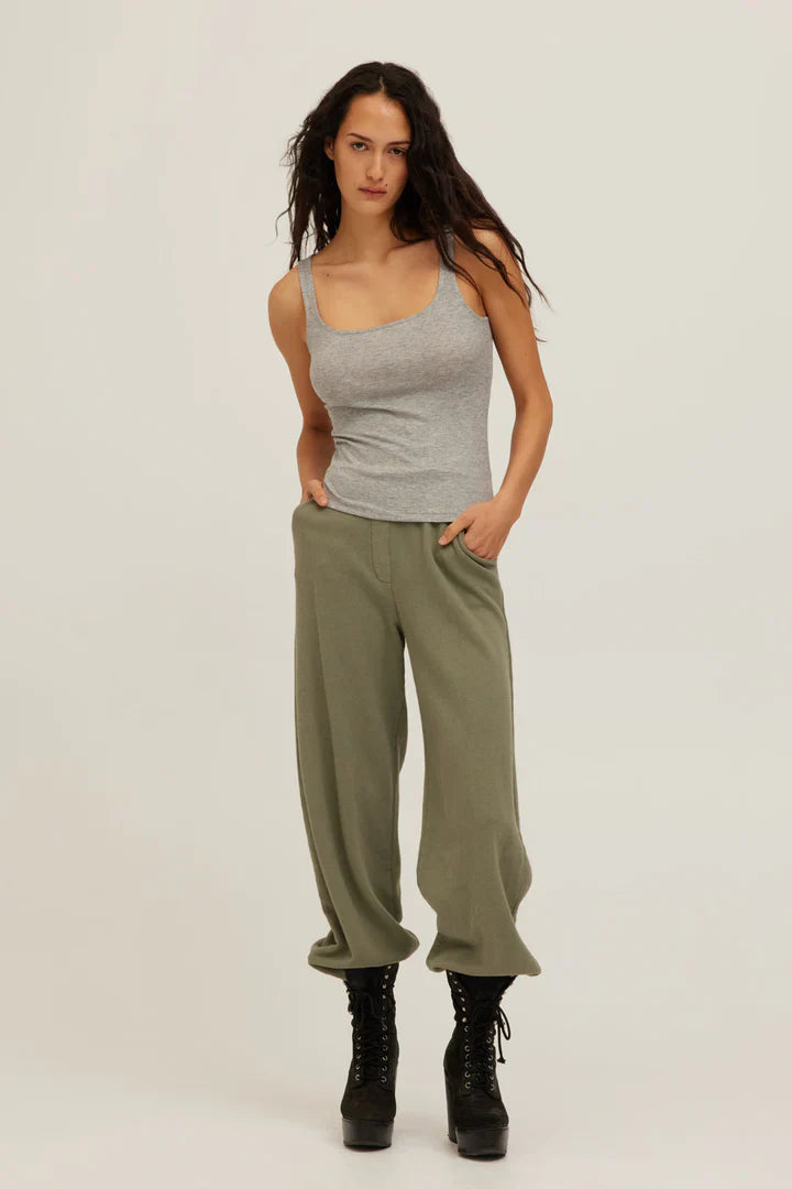 Olsen Scoop Neck Rib Tank