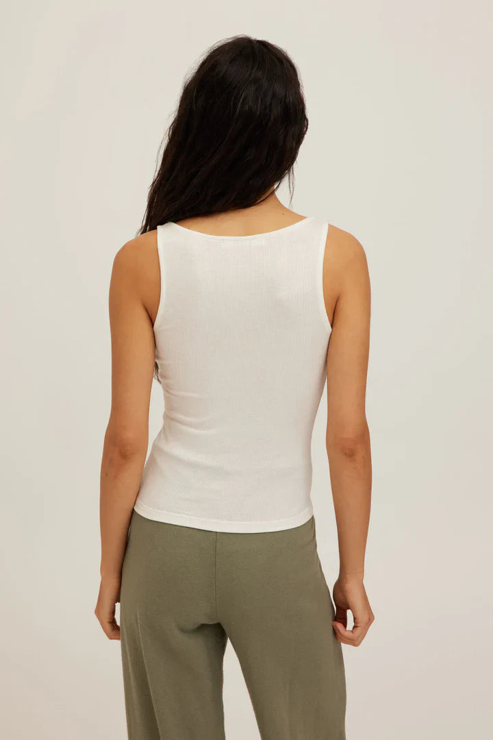 Olsen Scoop Neck Rib Tank