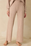 Z Supply Taupe Dawn Smocked Rib Pants