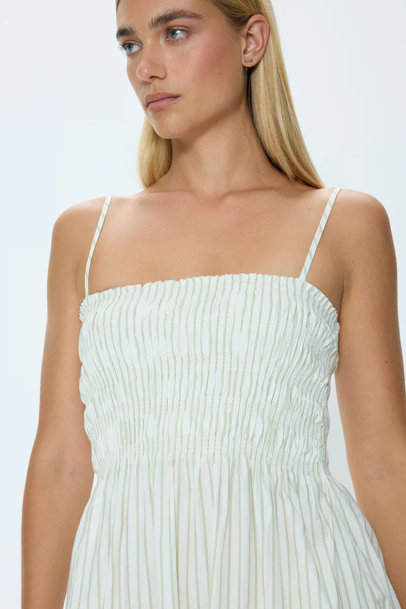 PISTOLA Bianca Shirred Bodice Dress