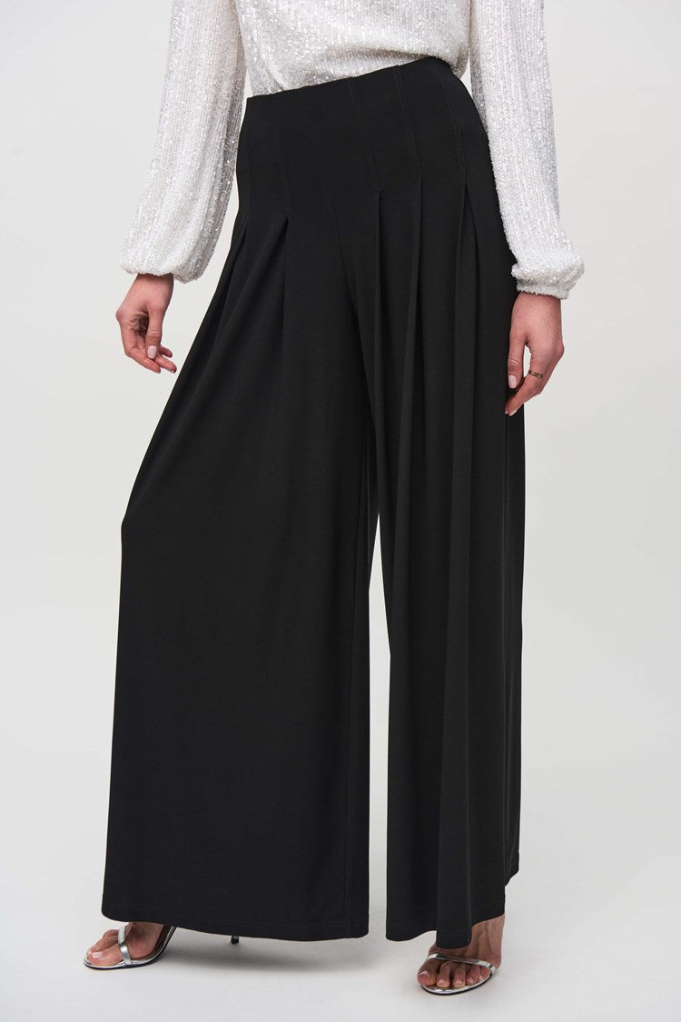 Joseph Ribkoff Silky Knit Wide-Leg Pull-On Pants