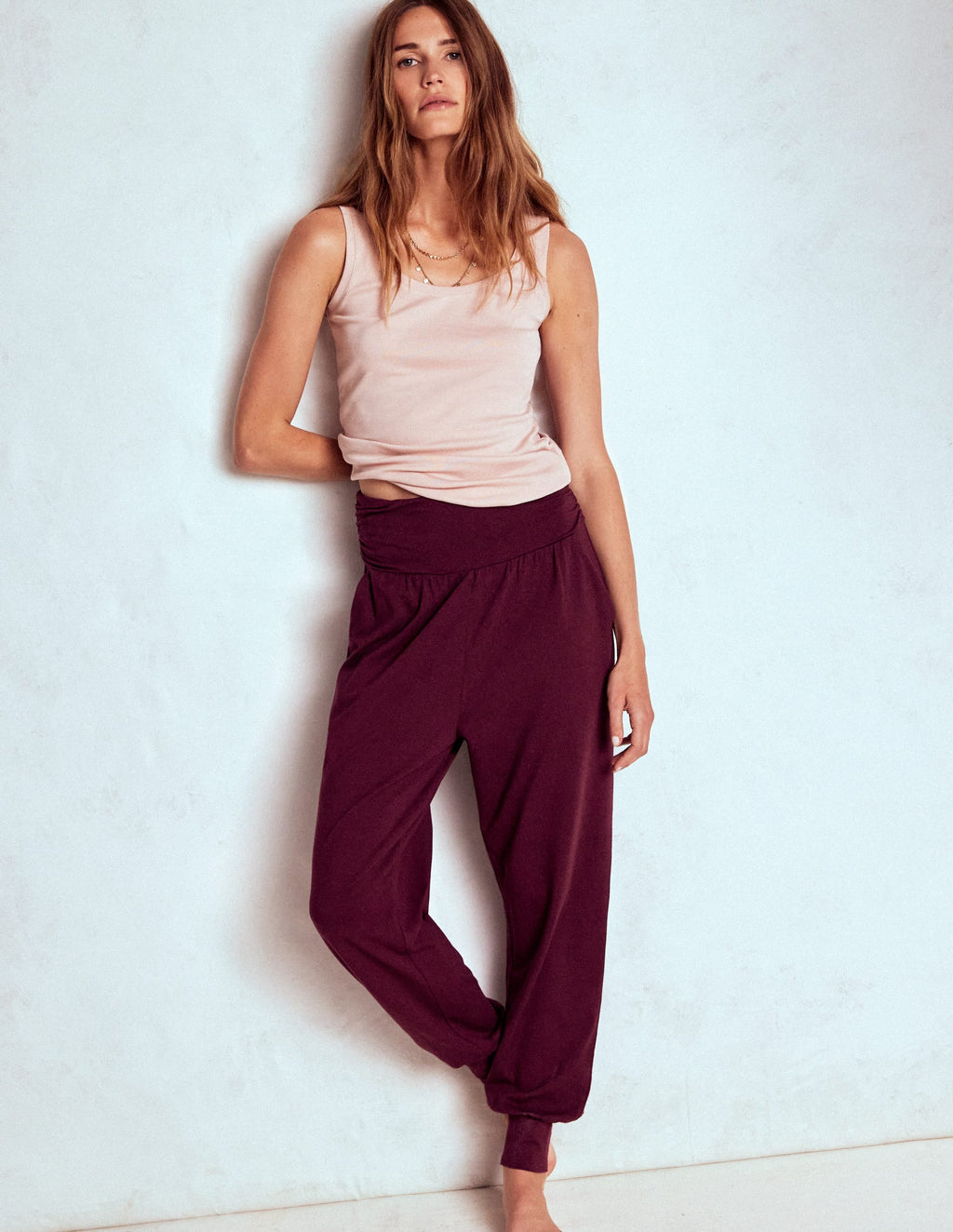 Hareem Jersey Sweatpants-Deep Wisteria