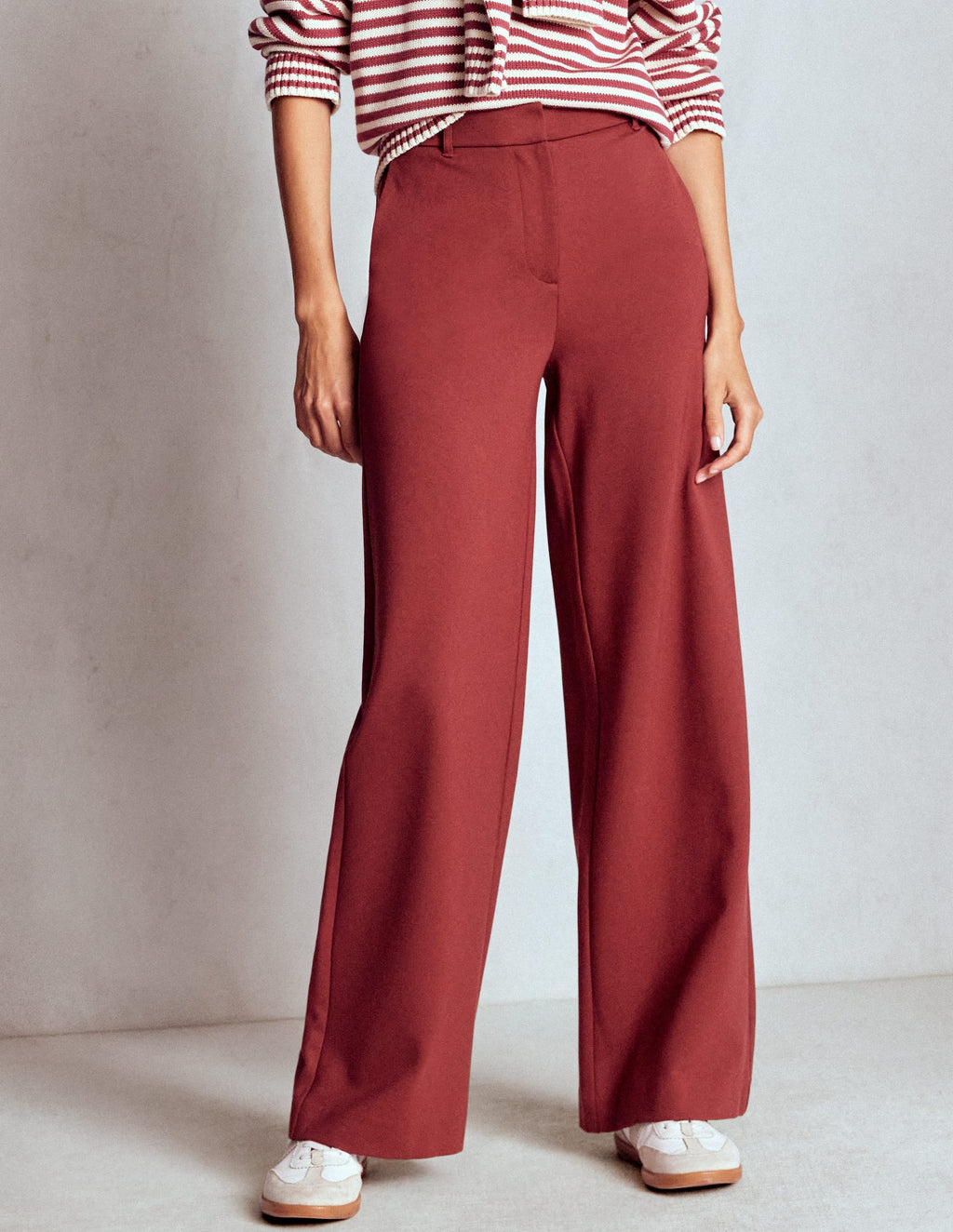 Belgravia Ponte Pants-Chestnut