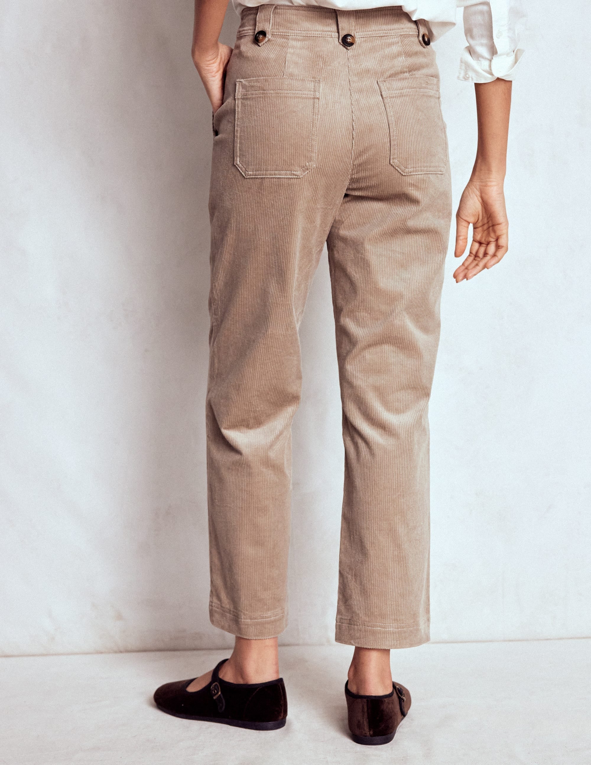 Pimlico Cord Pants-Nutmeg