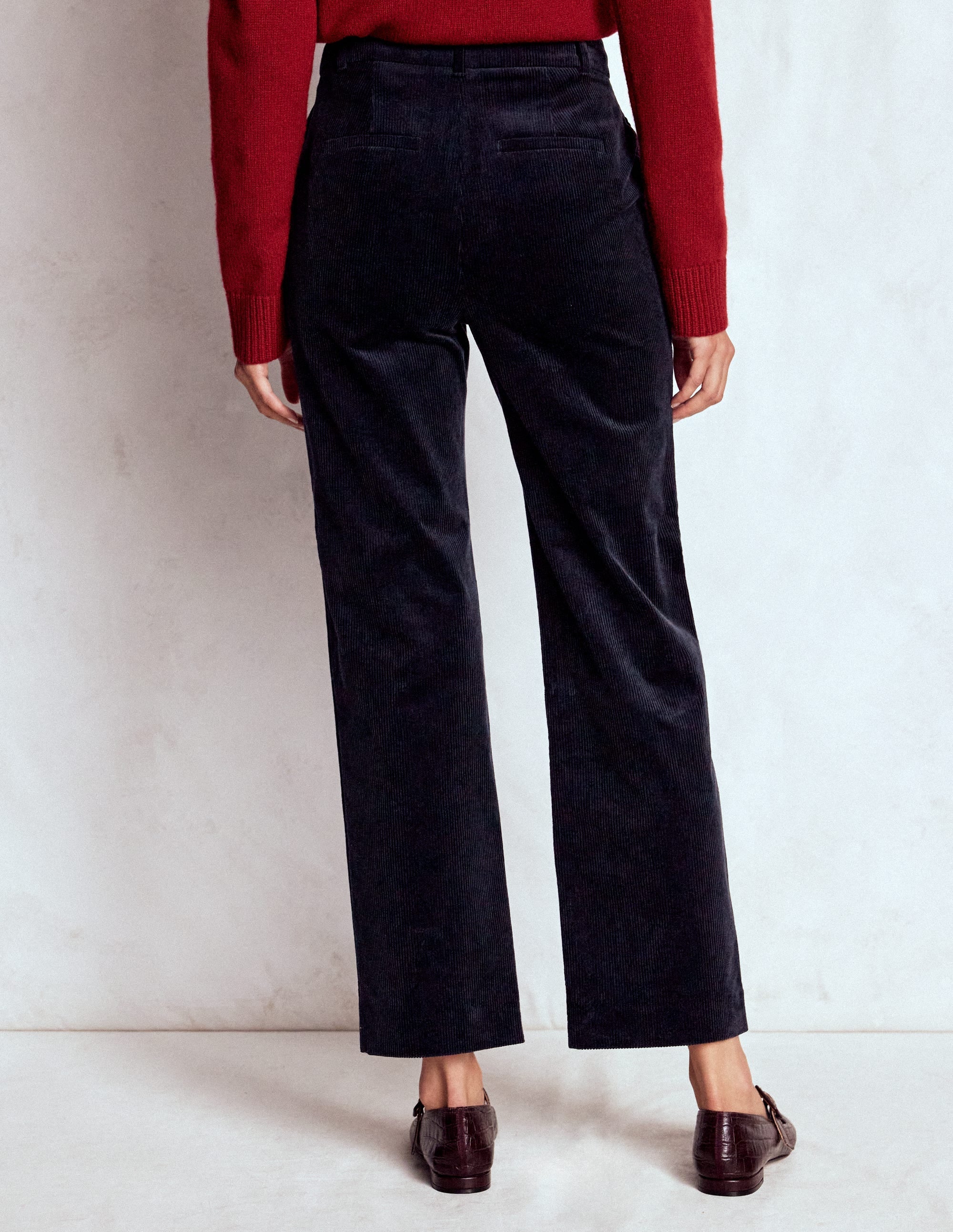 Canonbury Cord Pants-Navy