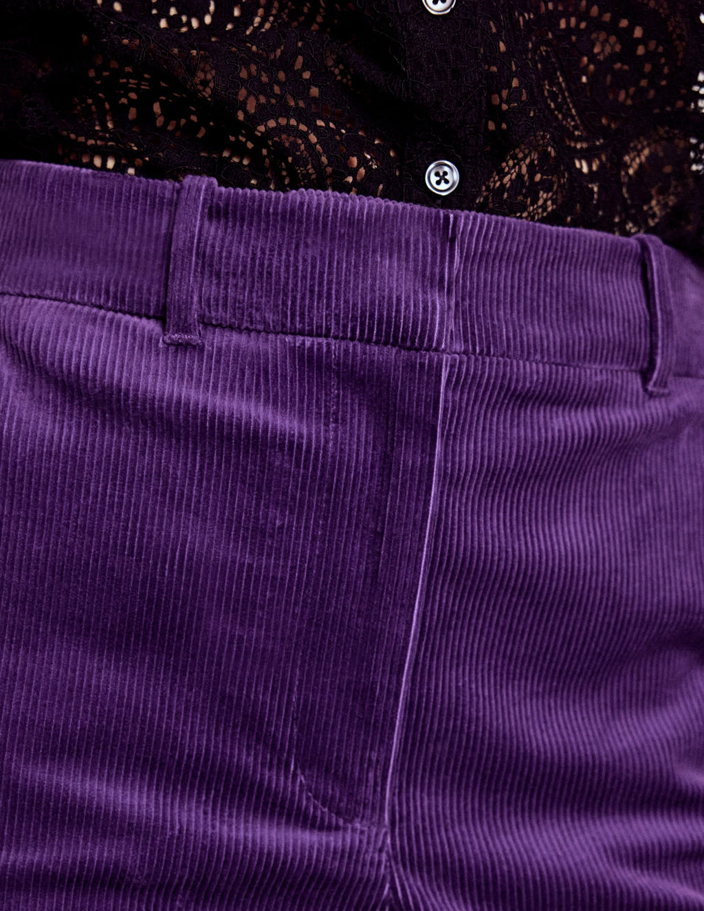 Canonbury Cord Pants-Mystical Purple