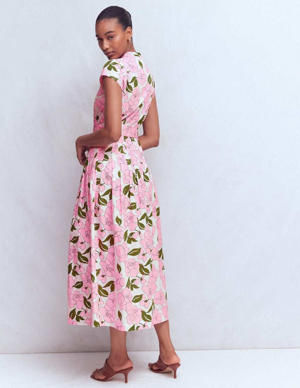 Arabella Cotton Maxi Dress-Pink Radiant Bloom