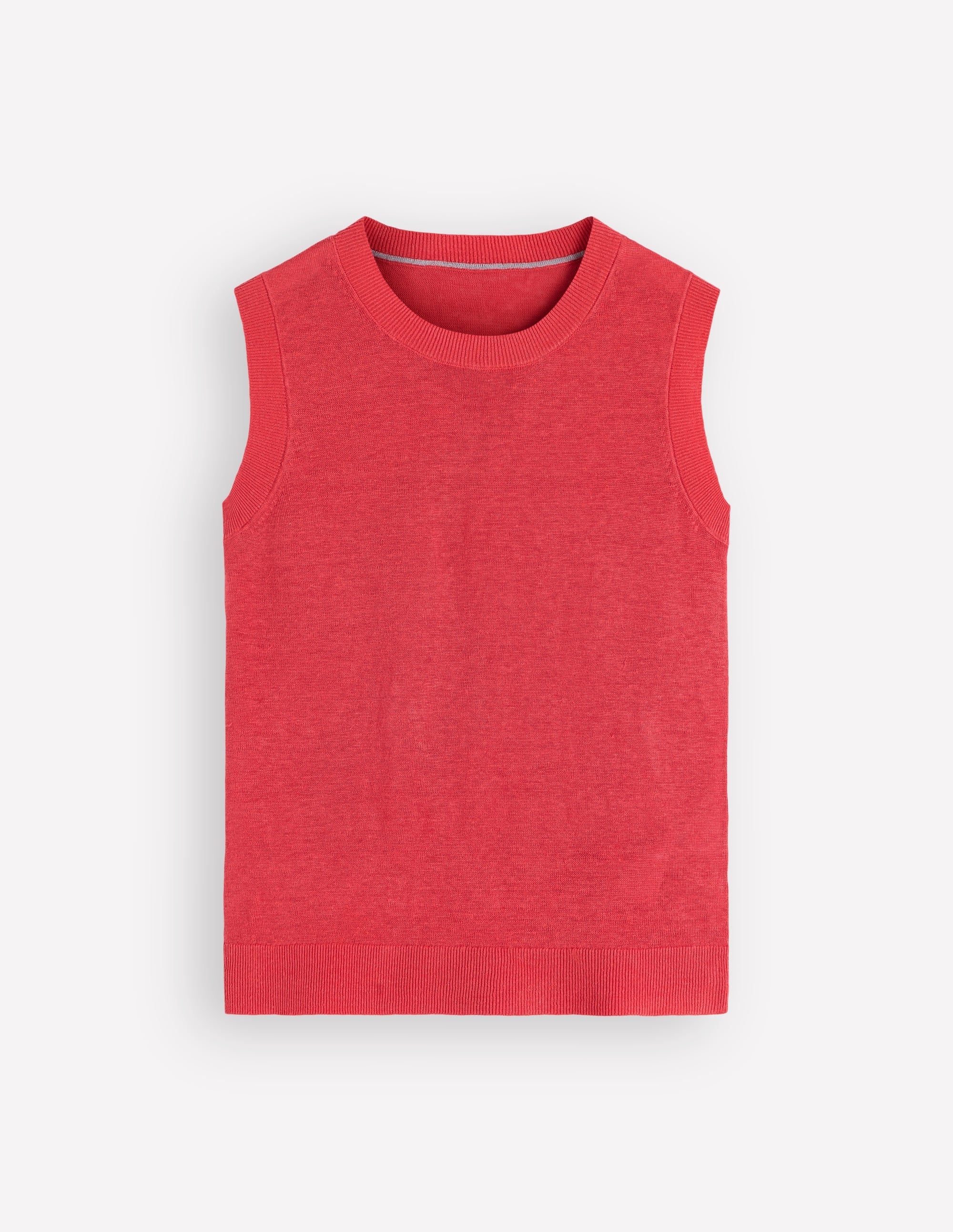 Agnes Linen Tank-Pink