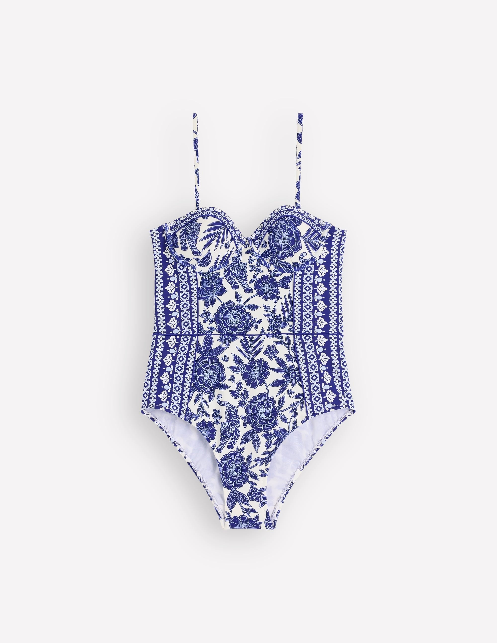 Rhodes Cup Sized Swimsuit-Mazarine Blue, Paradise