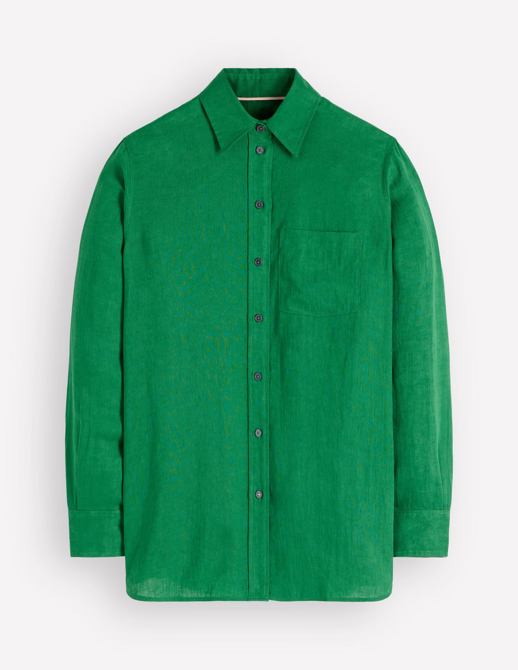 Sadie Relaxed Linen Shirt-Fresh Green