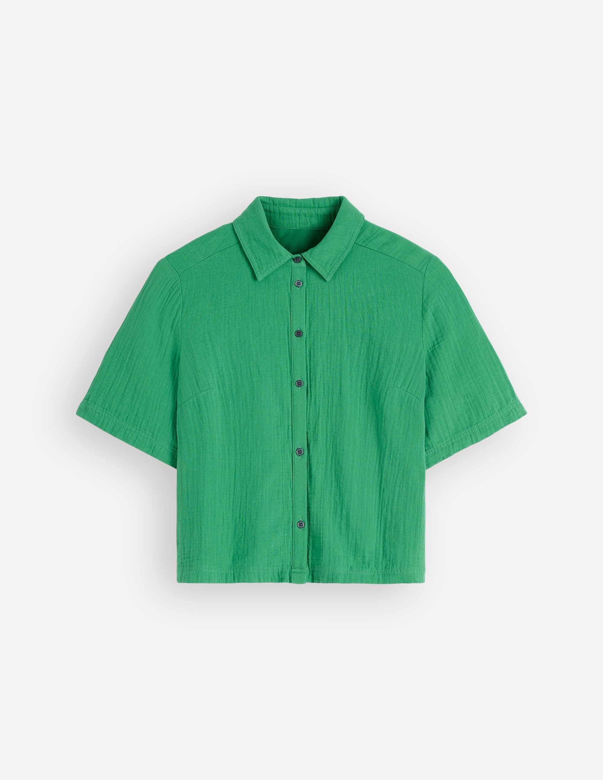 Double Cloth Shirt-Leprechaun Green