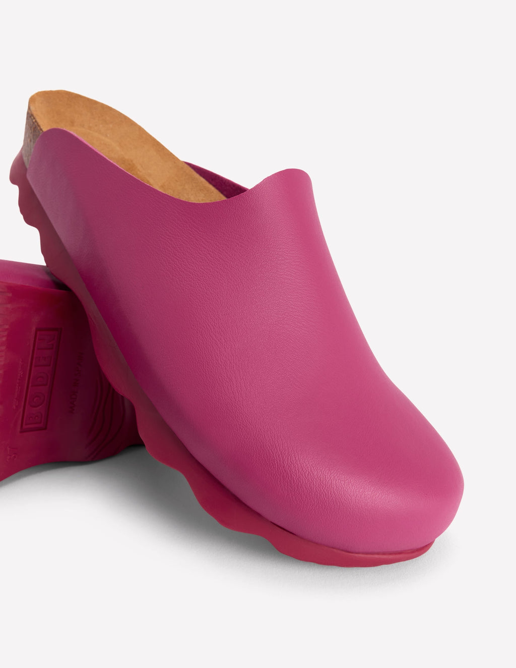 Lyla Colour Block Clogs-Pink/Red