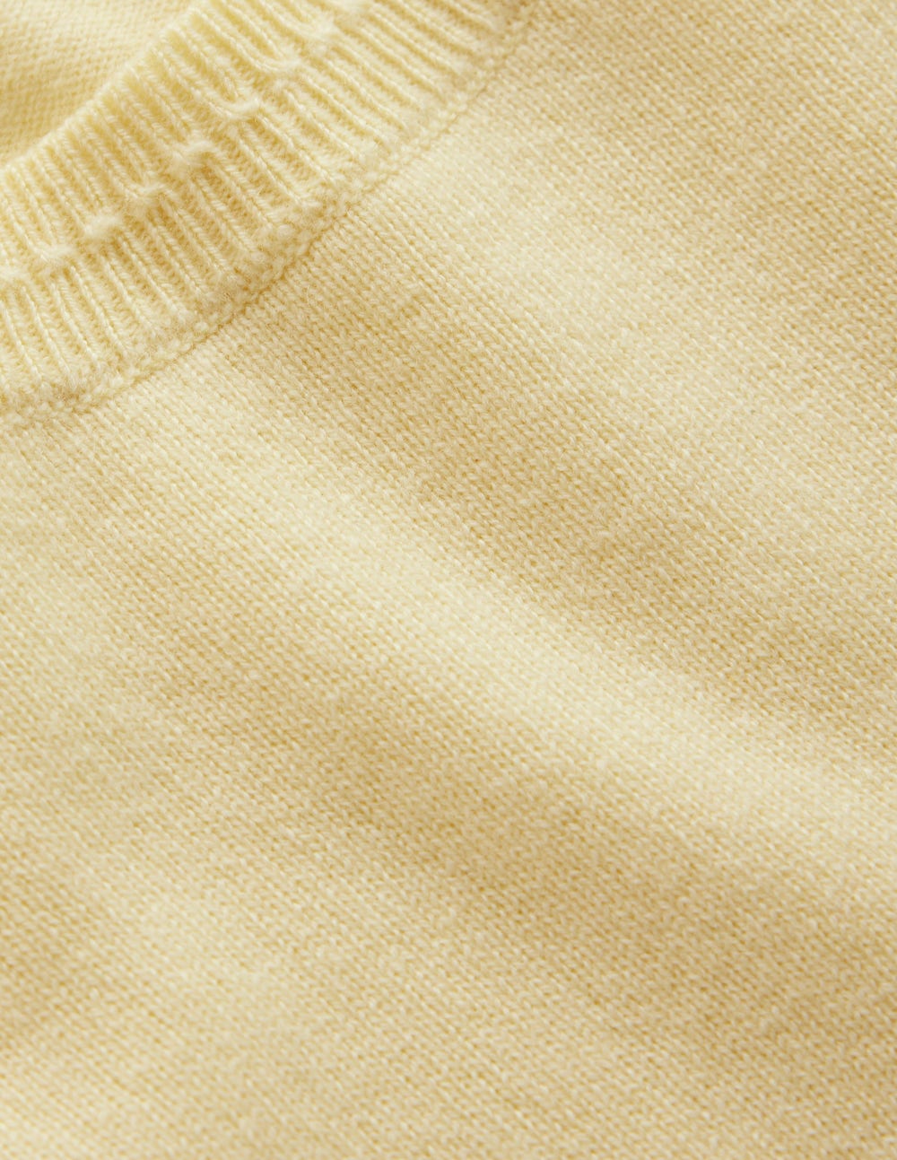 Eva Cashmere T-Shirt-Sandstone Yellow