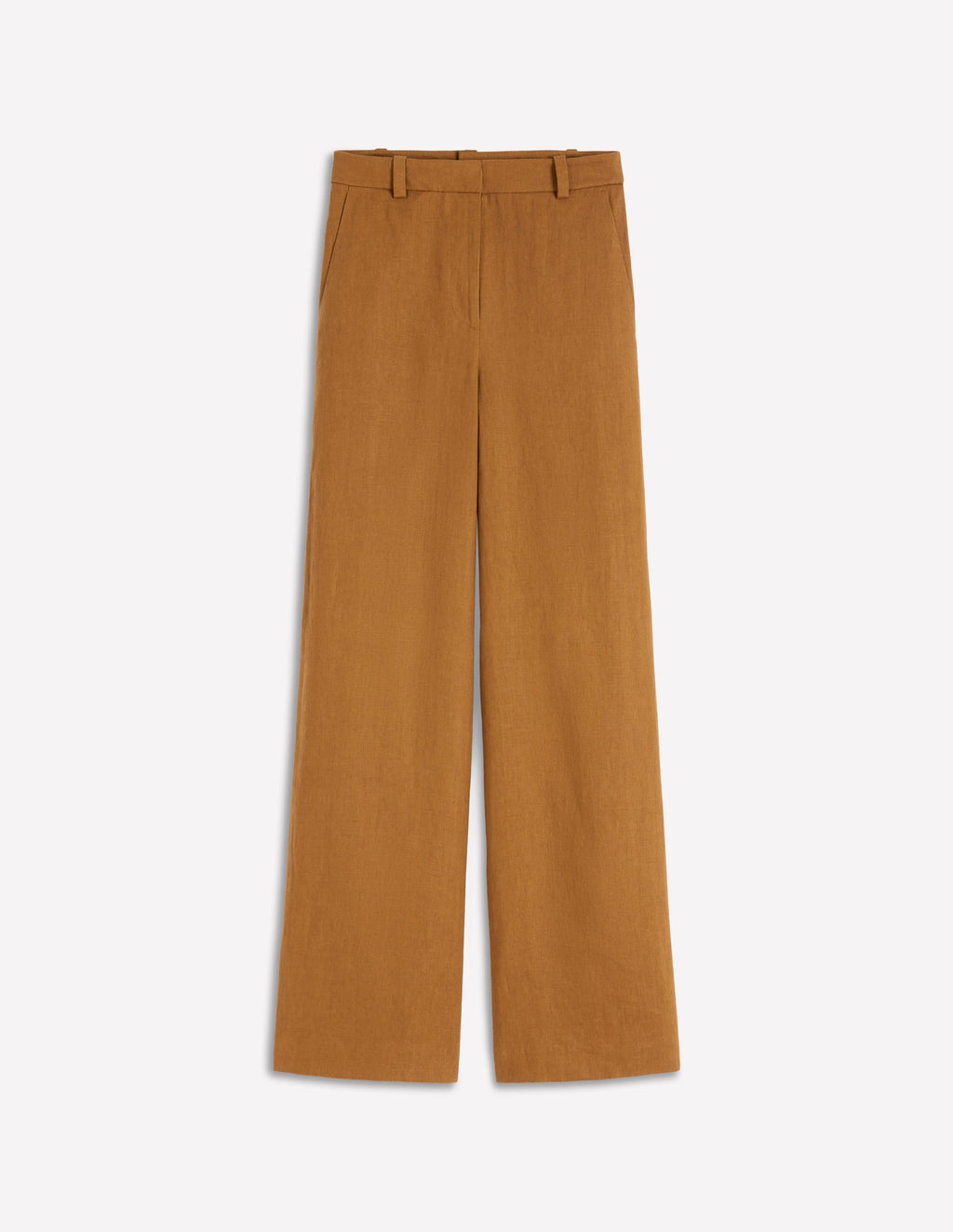 Belgravia Linen Pants-Gingerbread