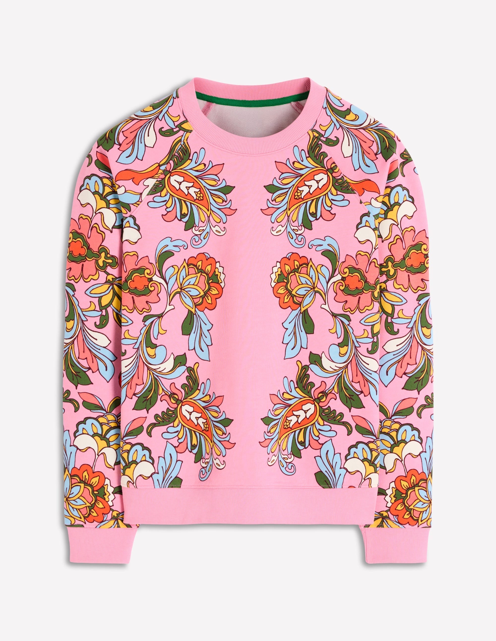 Emi Printed Sweatshirt-Multi, Botanical Flourish