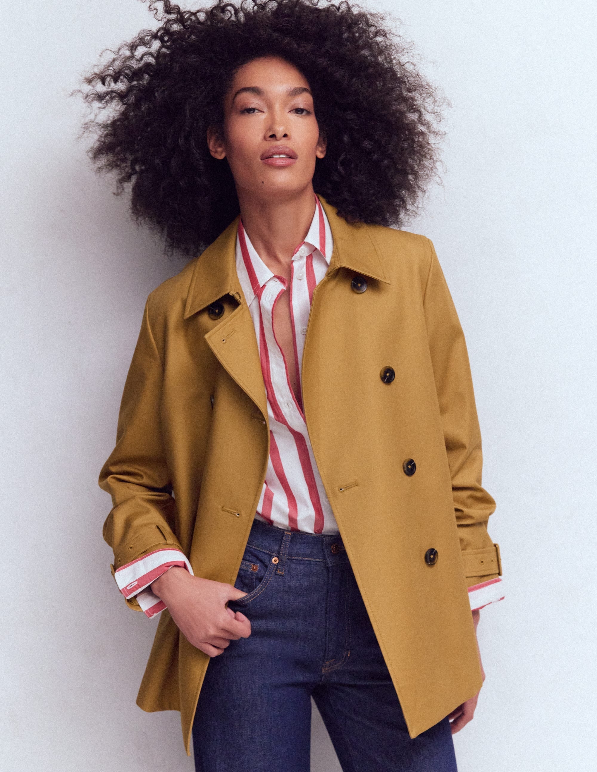 Heart Swing Trench-Hazelnut Brown