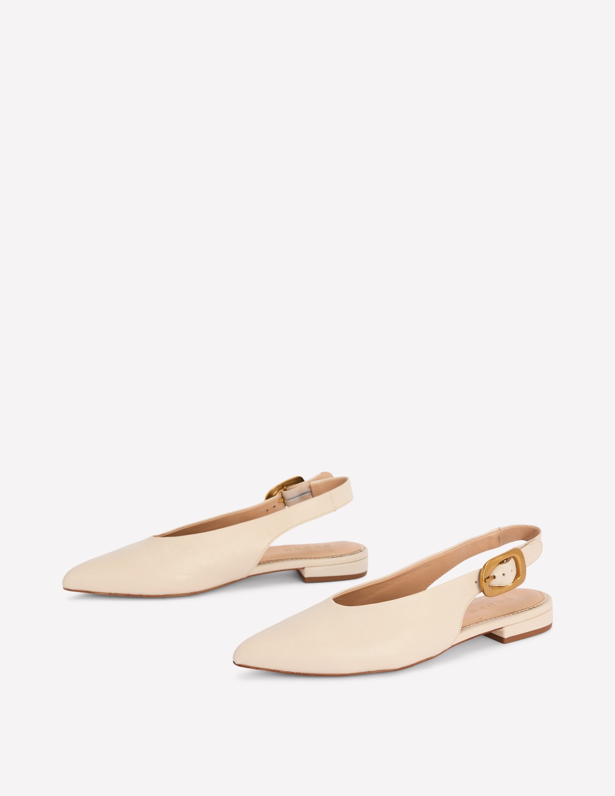 High Cut Flat Point-Ecru