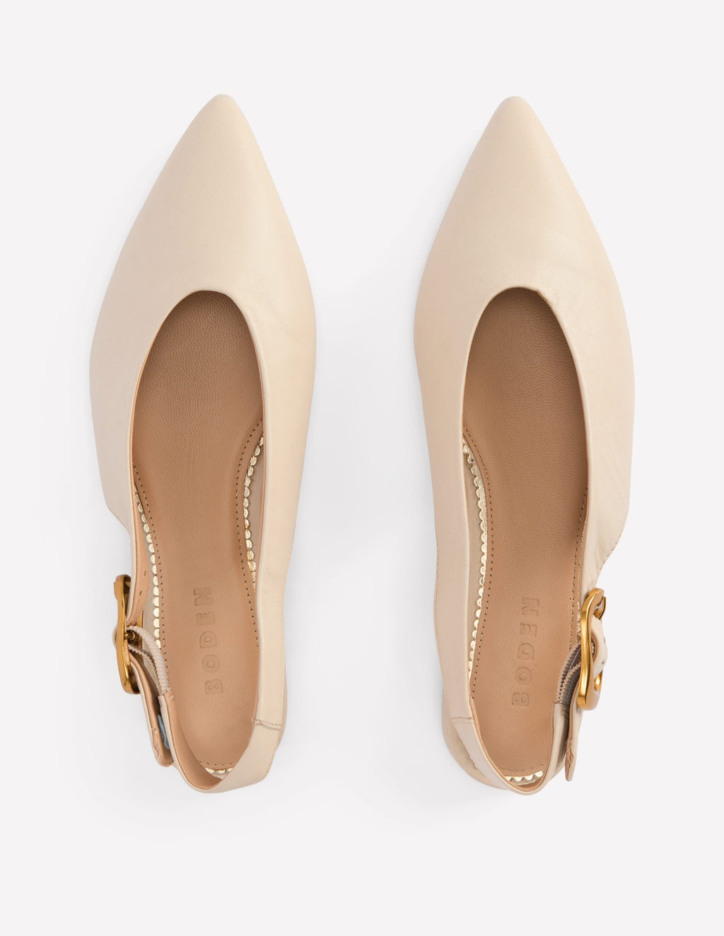 High Cut Flat Point-Ecru