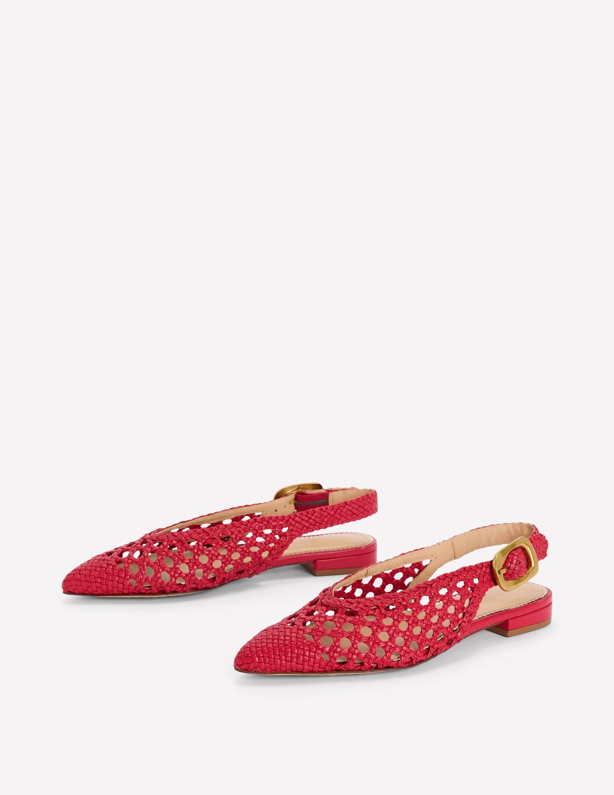 High Cut Flat Point-Red Weave
