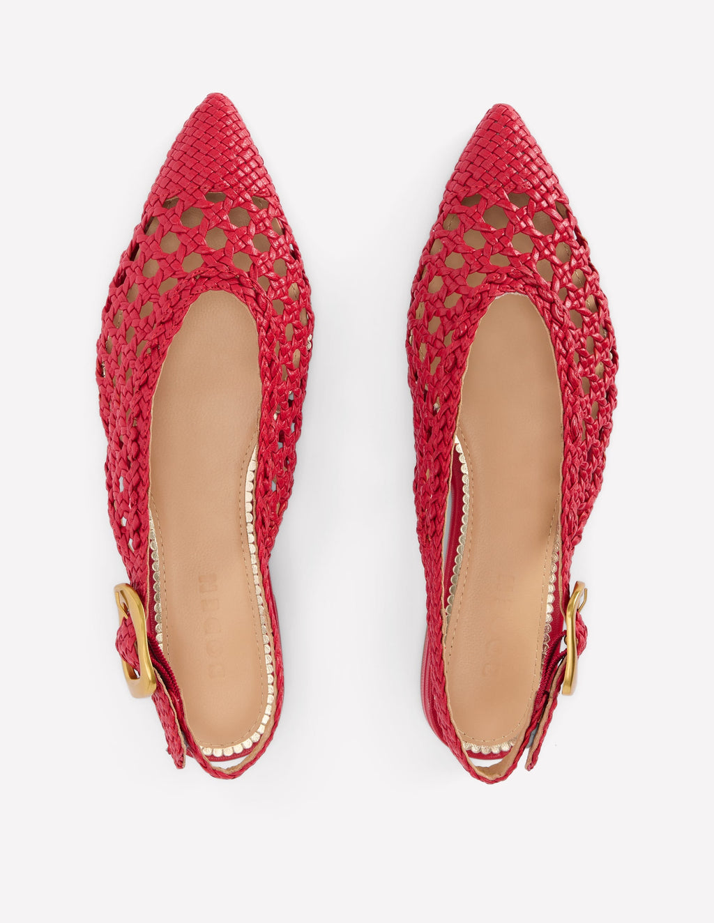 High Cut Flat Point-Red Weave