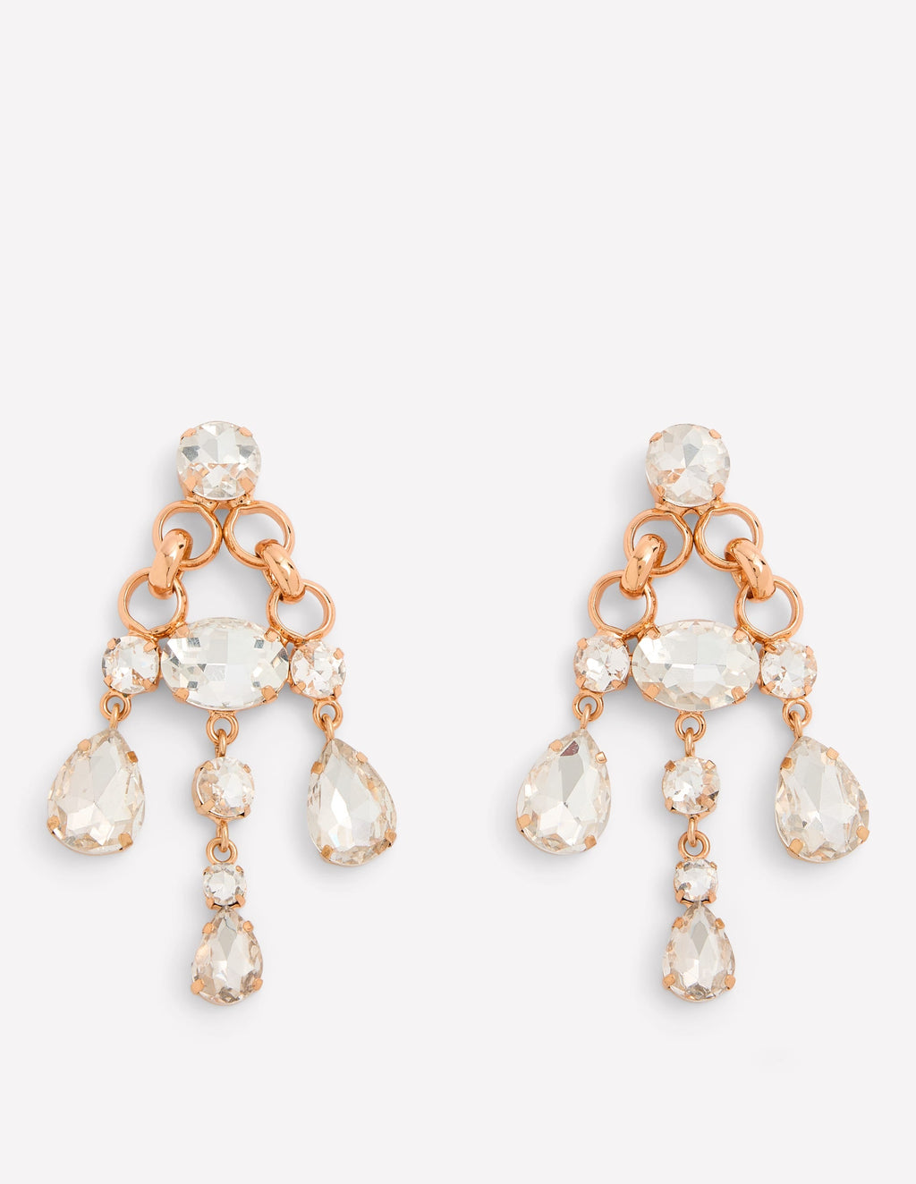 Mega Jewel Earrings-Clear