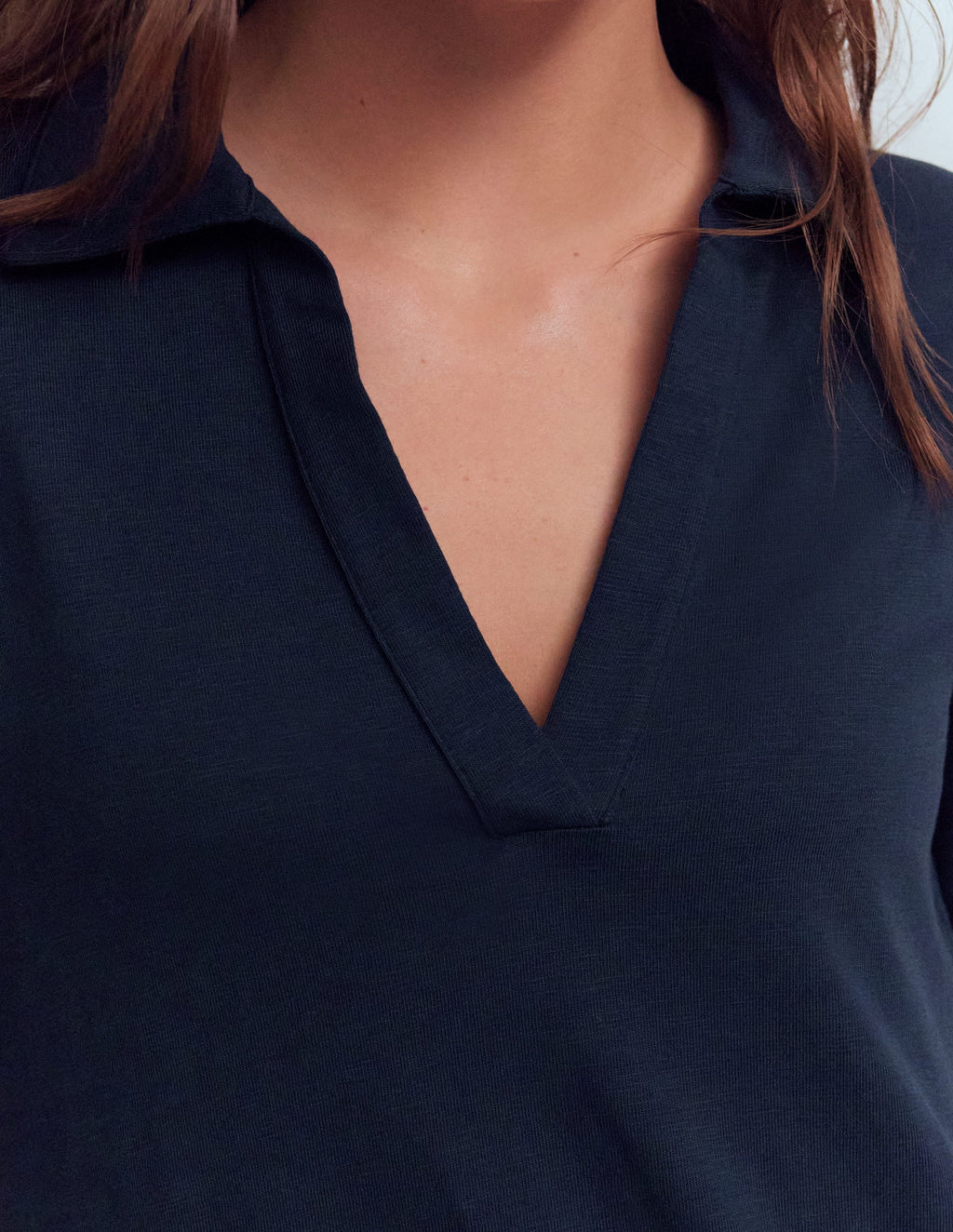 Tilda Jersey T-shirt Dress-Navy