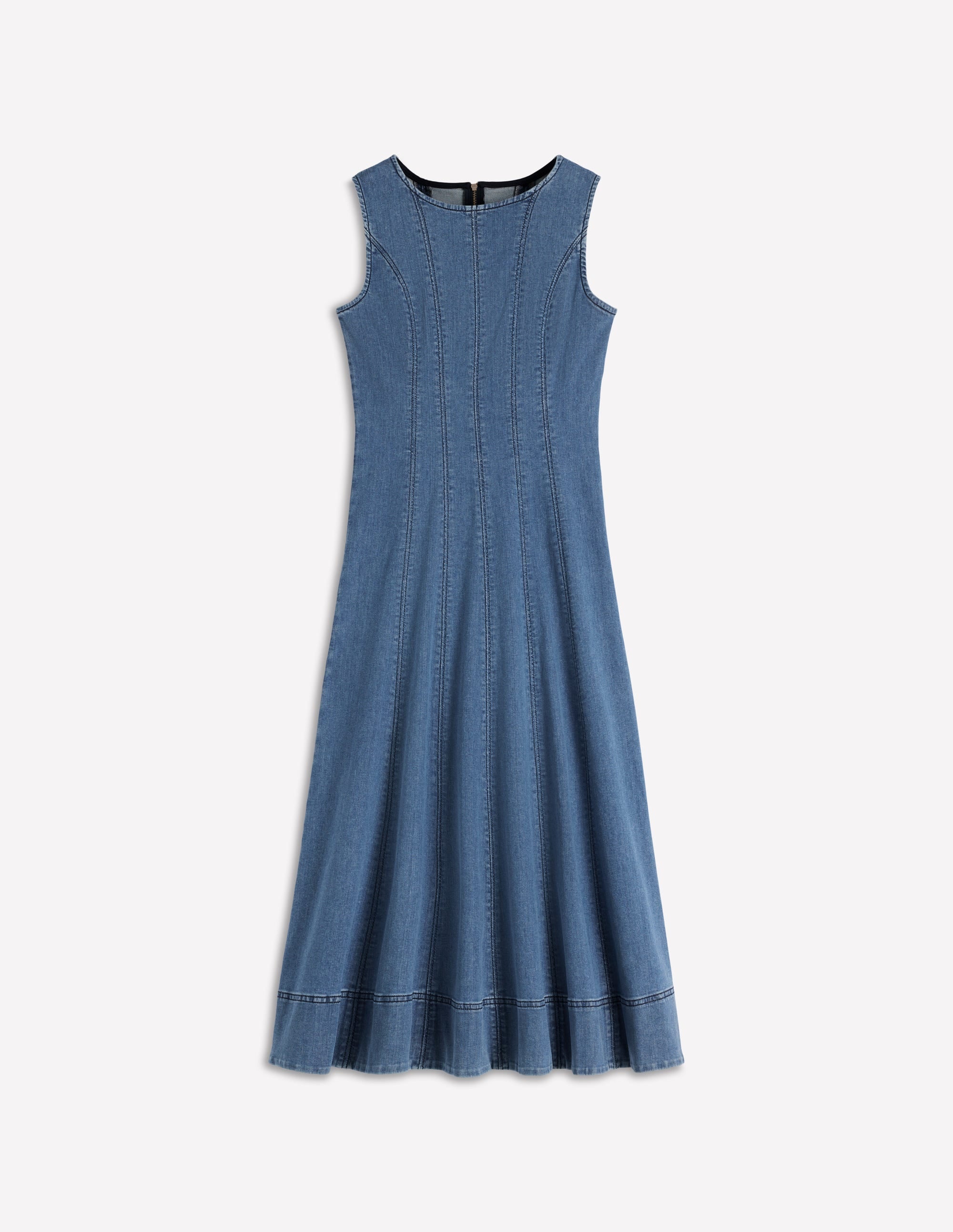 Annet Denim Midi Dress-Mid Vintage