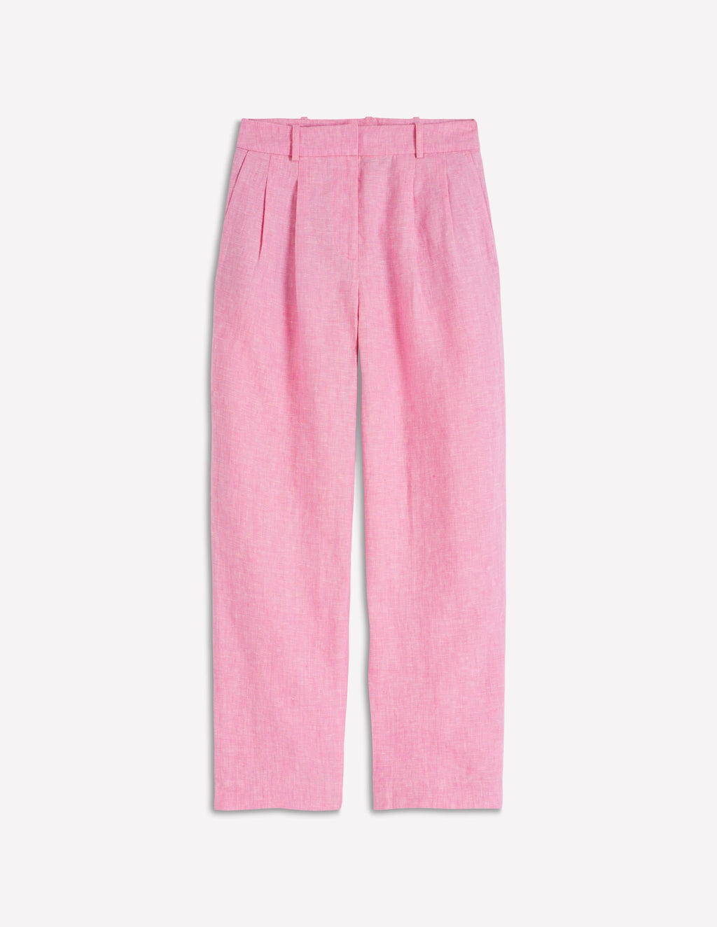 Bloomsbury Linen Pants-Meadowsweet Pink Chambray