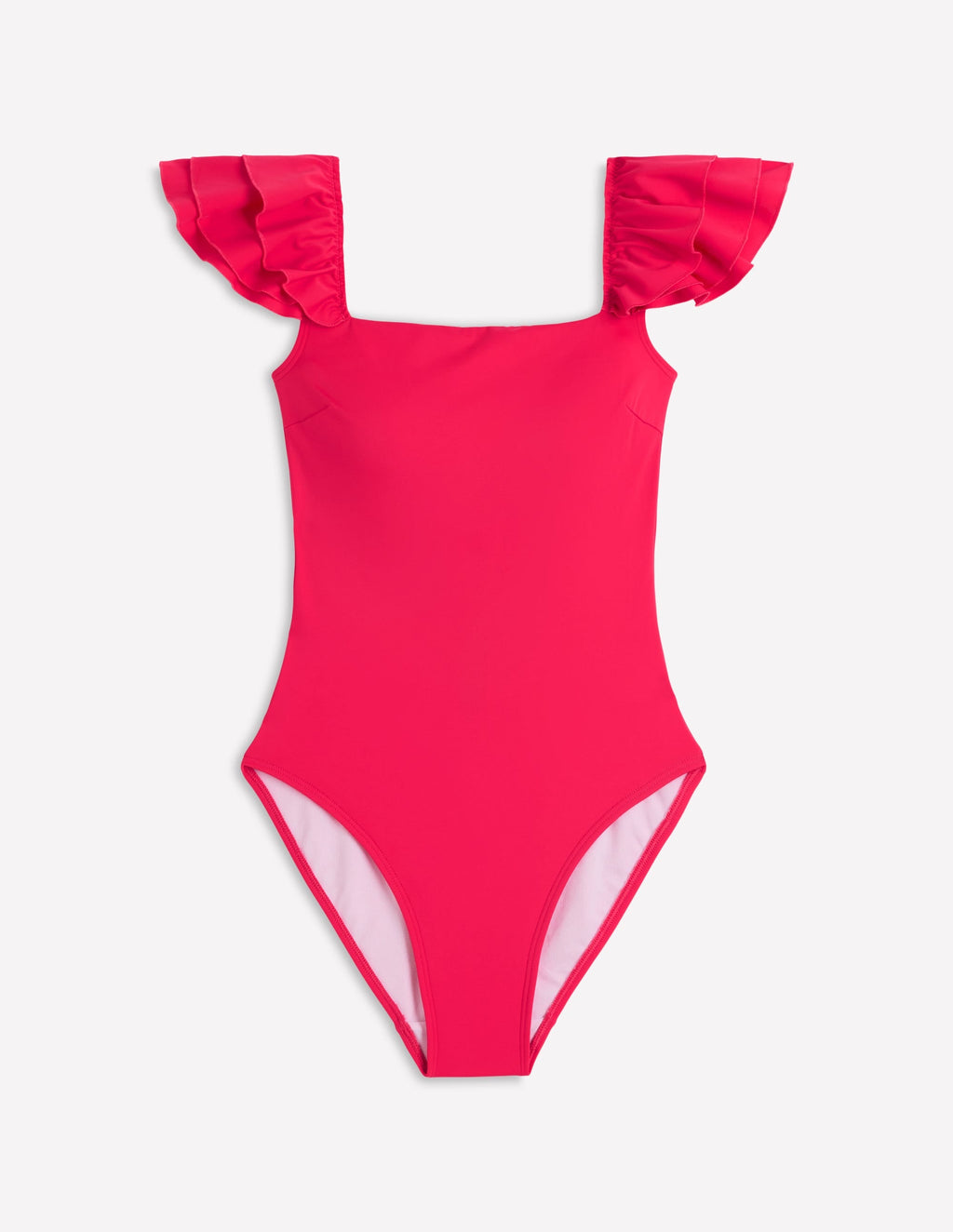 Mega Ruffle Swimsuit-Rosy