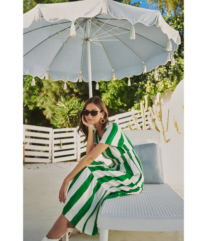 Green Pilmar Stripe Rony Maxi Dress
