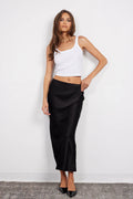 Bias Cut Maxi Skirt