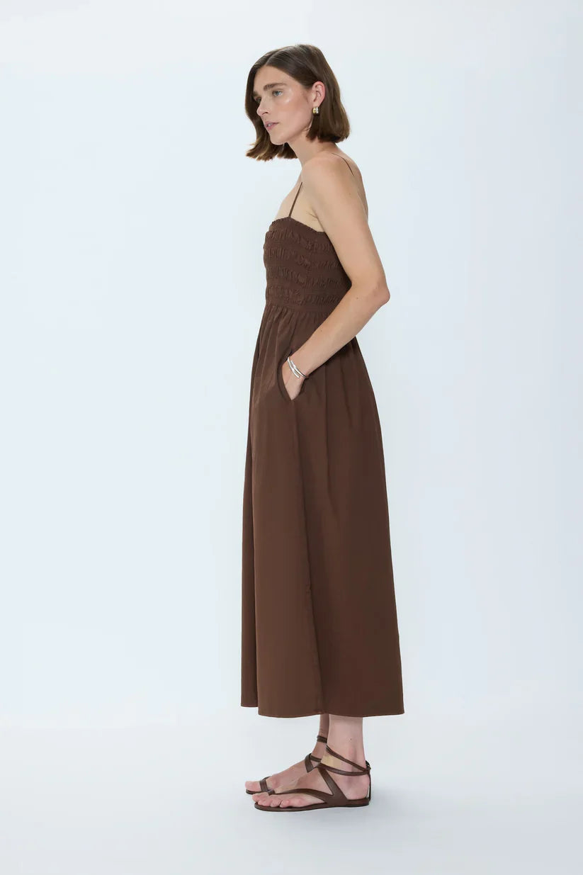 PISTOLA Bianca Shirred Bodice Dress