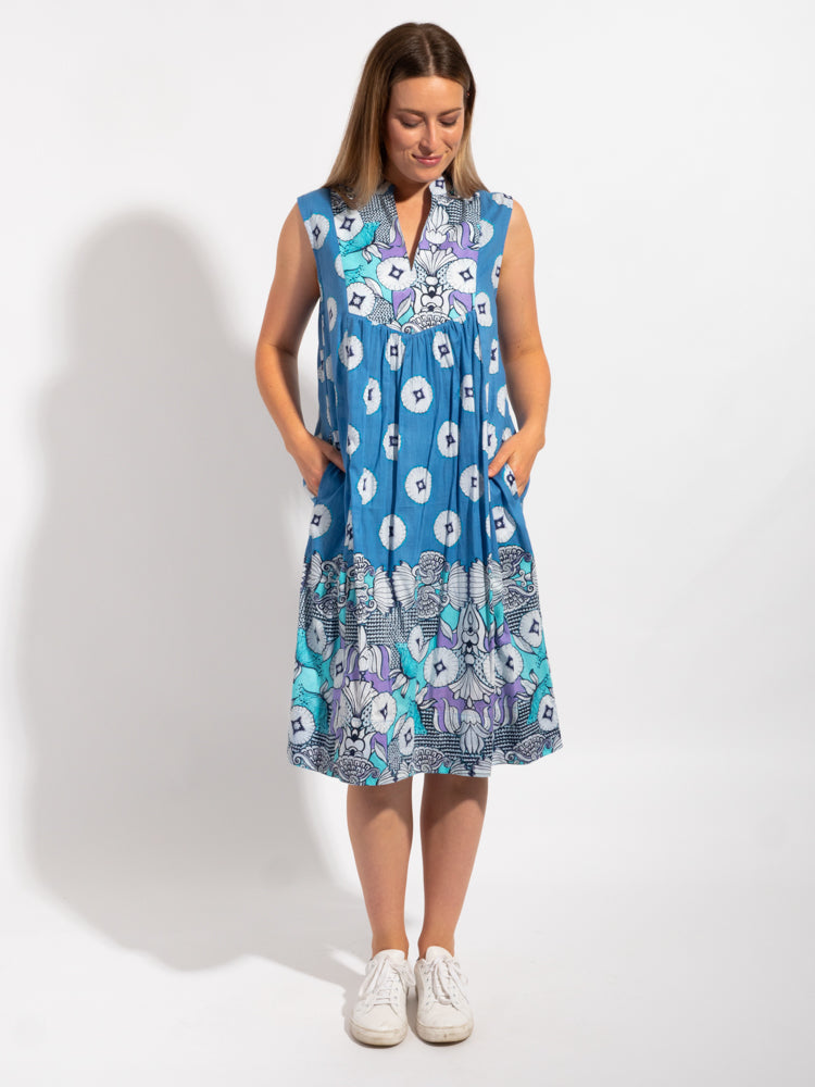 Kuranda Dress in Blue Lotus