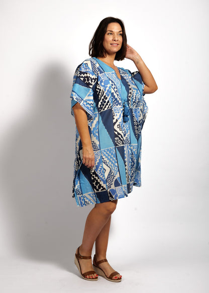Isabel Kaftan in Blue Rectangles