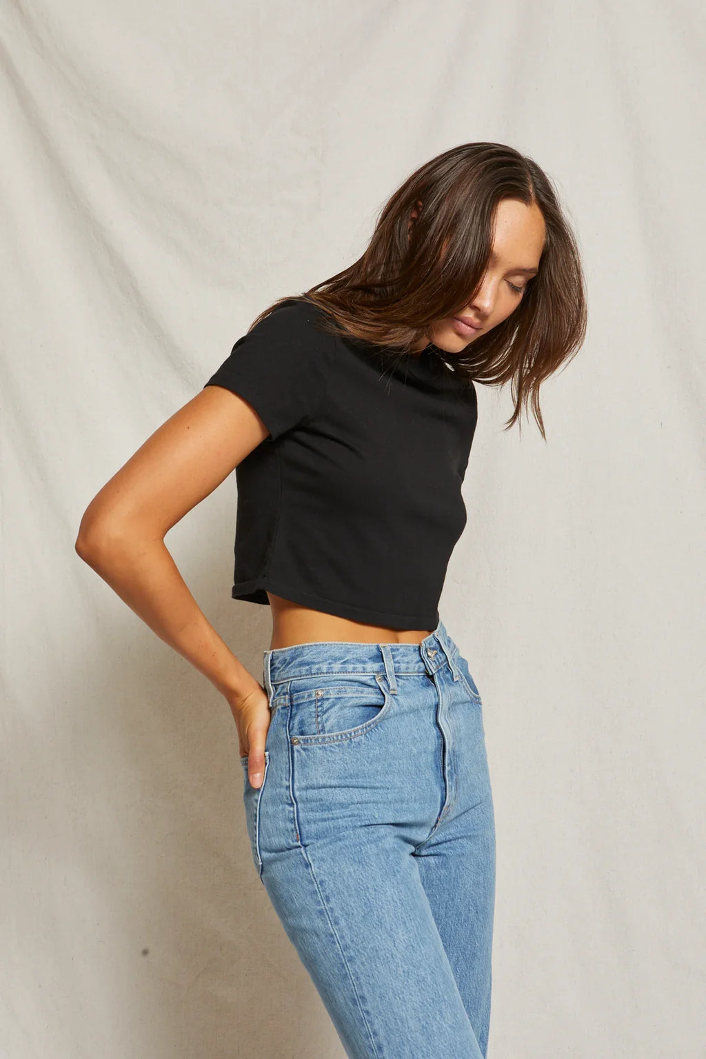 Perfect White Tee Jovi Crop Tee