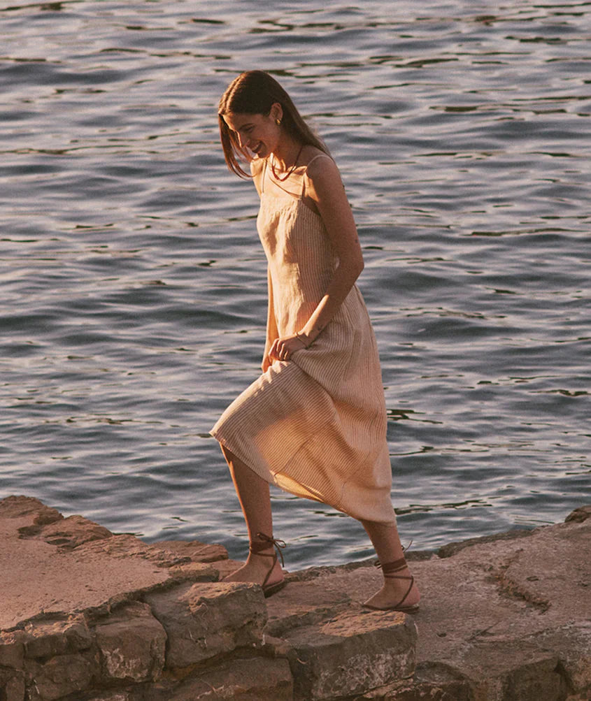 Marine Layer Lucia Linen Dress
