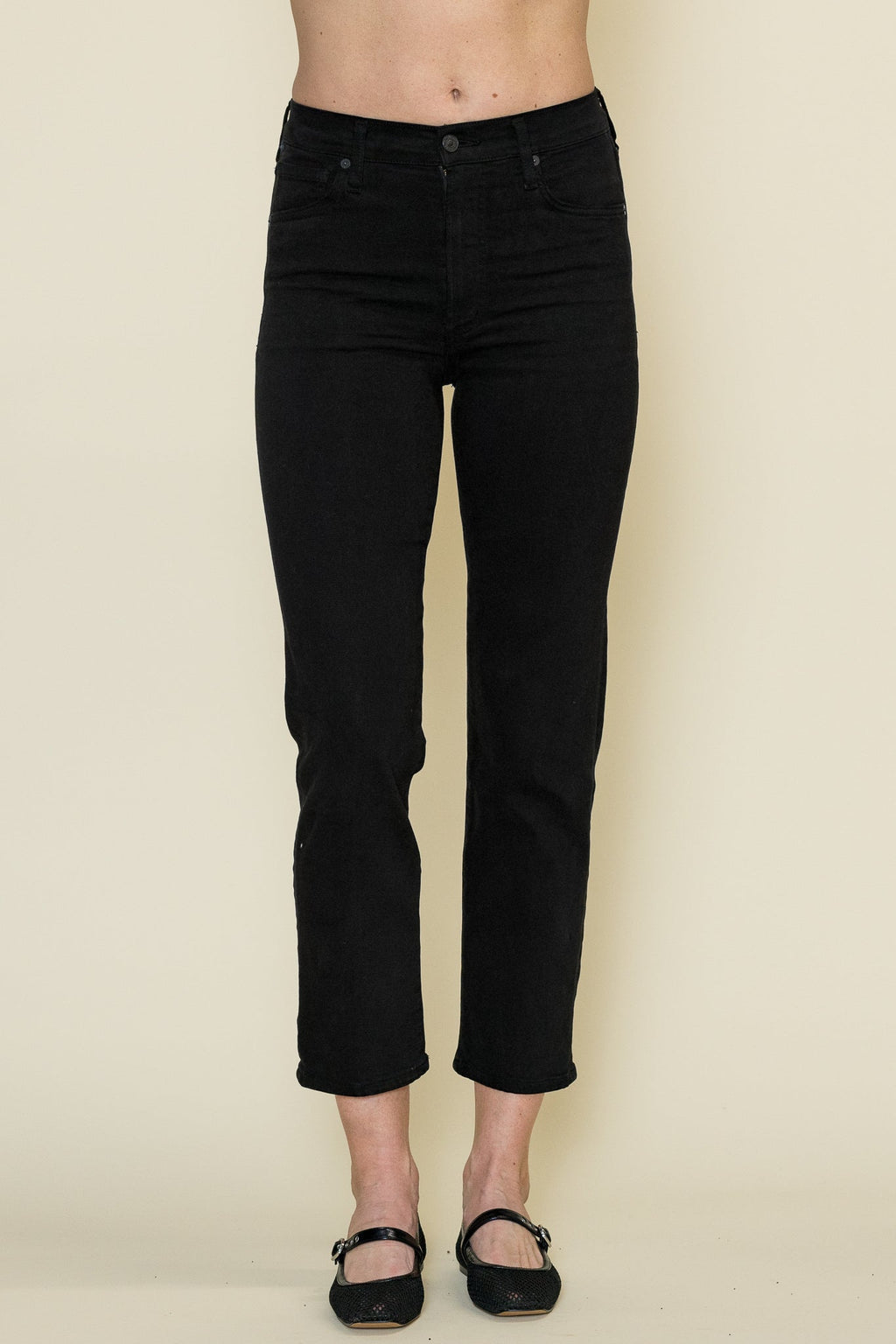 Caia Straight in Plush Black