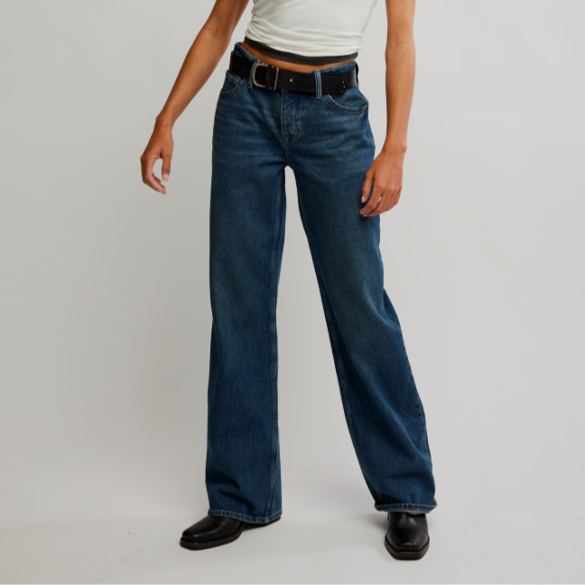 Free People Tennessee Low-Rise Boyfriend Jeans