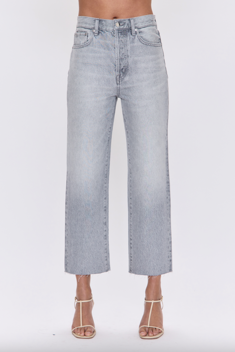 PISTOLA Cassie Super High Rise Straight Crop Women's Jean