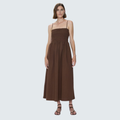 PISTOLA Bianca Shirred Bodice Dress