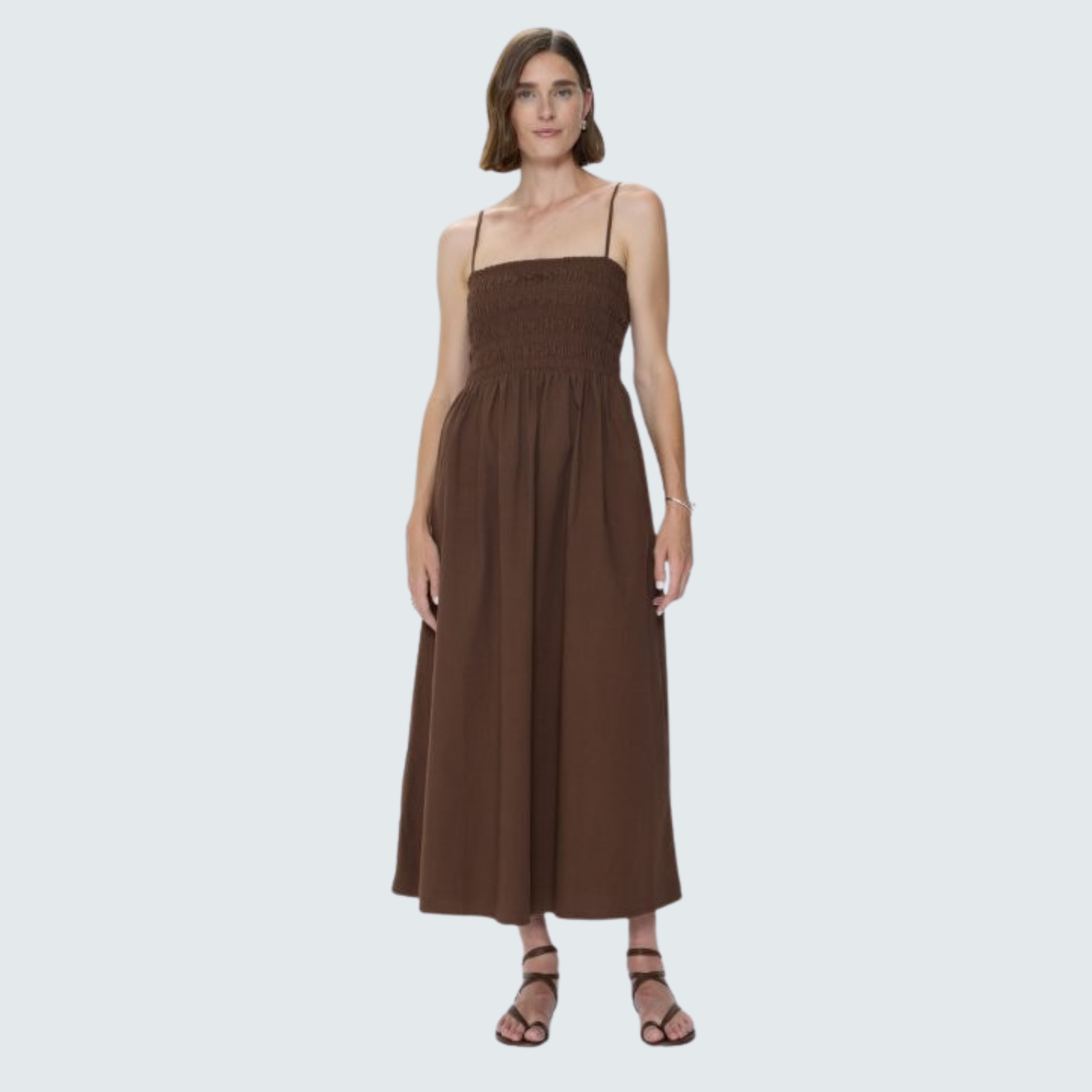 PISTOLA Bianca Shirred Bodice Dress