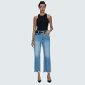 PISTOLA Cassie Super High Rise Straight Crop Women's Jean
