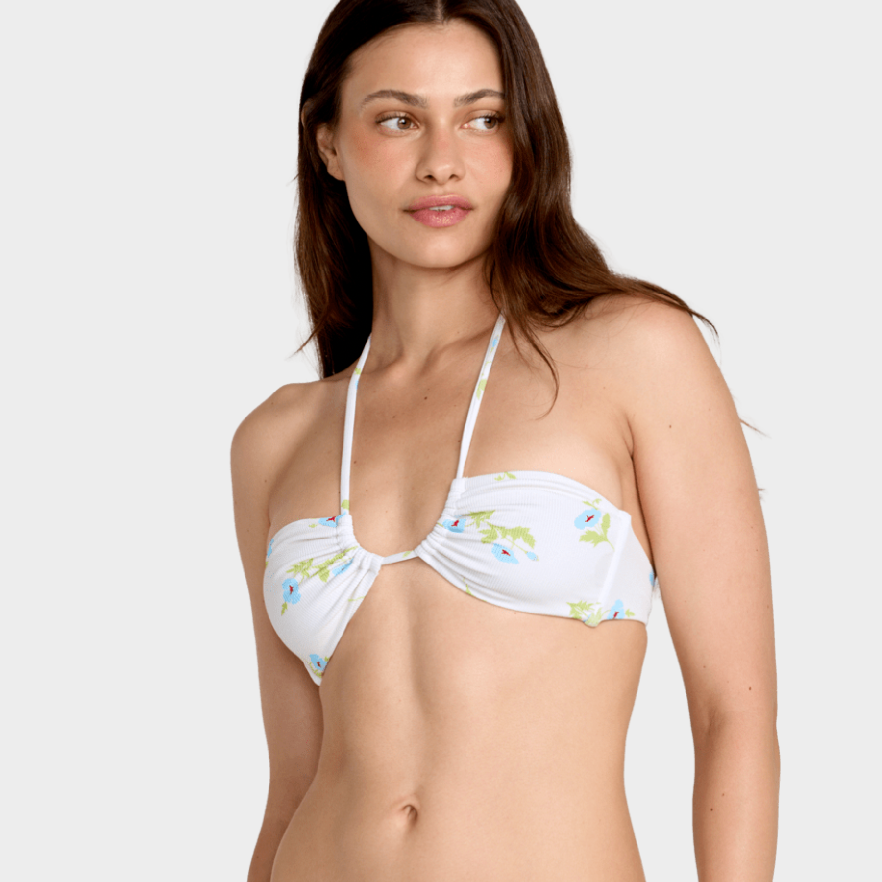 RVCA Dream Big Halter Bandeau Bikini Top