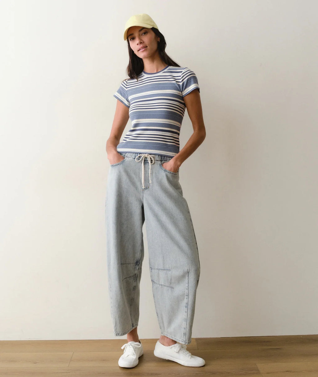 Lexi Rib Sun-In Crew Tee