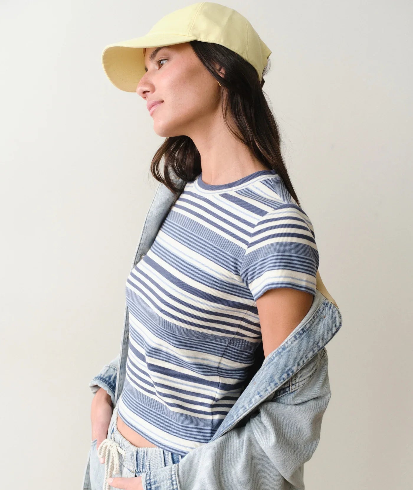 Lexi Rib Sun-In Crew Tee