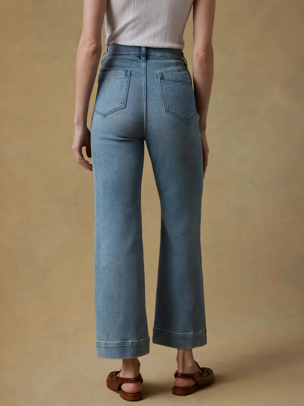 Faherty Stretch Terry Patch Pocket Ankle Pant