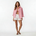 Gracey Oversized Seersucker Shirt